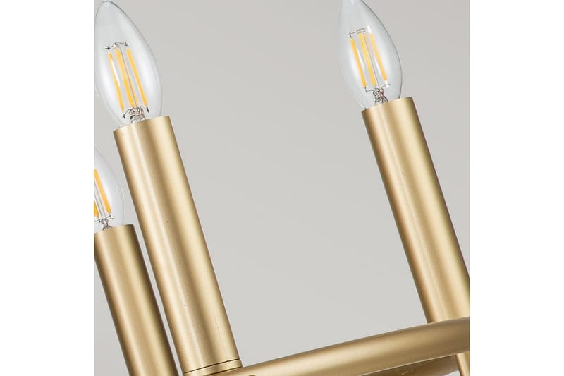 Lysekrone Kichler Capitol Hill 730x559 mm, Malt Naturlig Messing - 730x559 mm, Malt Naturlig Messing - Belysning - Innendørsbelysning & Lamper - Taklampe - Krystallkrone & takkrone