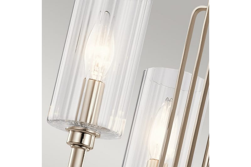 Lysekrone Kichler Kimrose 374x459 mm, Polert nikkel - 374x459 mm, Polert nikkel - Belysning - Innendørsbelysning & Lamper - Taklampe - Krystallkrone & takkrone