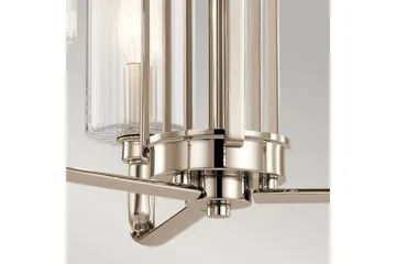 Lysekrone Kichler Kimrose 374x459 mm, Polert nikkel - 374x459 mm, Polert nikkel - Belysning - Innendørsbelysning & Lamper - Taklampe - Krystallkrone & takkrone