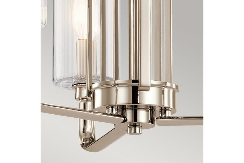 Lysekrone Kichler Kimrose 374x459 mm, Polert nikkel - 374x459 mm, Polert nikkel - Belysning - Innendørsbelysning & Lamper - Taklampe - Krystallkrone & takkrone