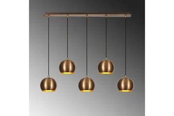 Lysekrone Rantesh Fem Vintage - Gull - Belysning - Innendørsbelysning & Lamper - Taklampe - Kjøkkenlampe & taklampe kjøkken