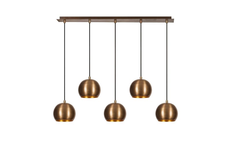 Lysekrone Rantesh Fem Vintage - Gull - Belysning - Innendørsbelysning & Lamper - Taklampe - Kjøkkenlampe & taklampe kjøkken