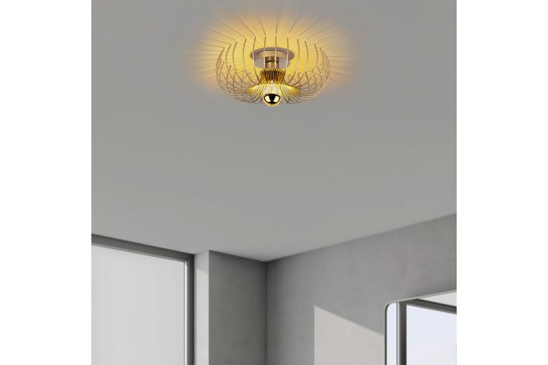 Lysekrone Sadorte gull - 36 x 36 x 12 cm - Belysning - Innendørsbelysning & Lamper - Taklampe - Takplafond