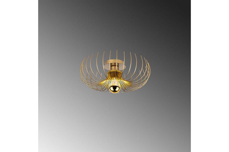 Lysekrone Sadorte gull - 36 x 36 x 12 cm - Belysning - Innendørsbelysning & Lamper - Taklampe - Takplafond