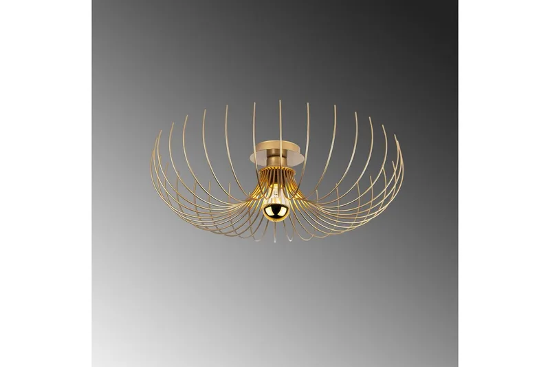 Lysekrone Sadorte gull - 56 x 56 x 16 cm - Belysning - Innendørsbelysning & Lamper - Taklampe - Takplafond