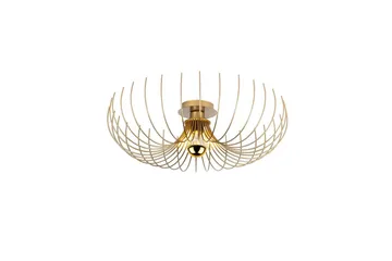 Lysekrone Sadorte gull - 56 x 56 x 16 cm - Belysning - Innendørsbelysning & Lamper - Taklampe - Takplafond