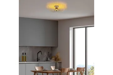 Lysekrone Sadorte gull - 56 x 56 x 16 cm - Belysning - Innendørsbelysning & Lamper - Taklampe - Takplafond