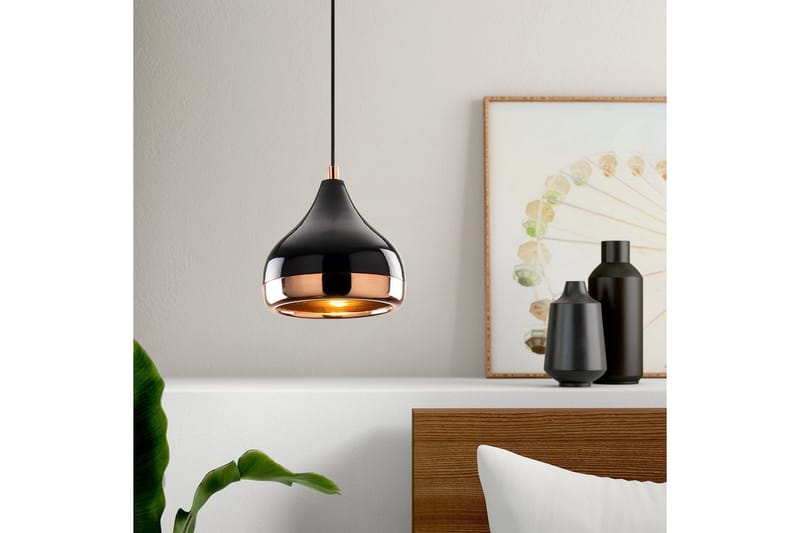 Lysekrone Sood Enkelt Kobber / Svart - Kobber / Svart - Belysning - Innendørsbelysning & Lamper - Taklampe - Kjøkkenlampe & taklampe kjøkken