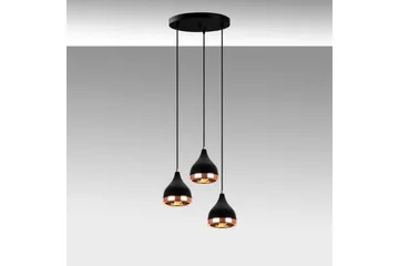 Lysekrone Soodne Svart / Kobber - Kobber/Svart - Belysning - Innendørsbelysning & Lamper - Taklampe - Kjøkkenlampe & taklampe kjøkken