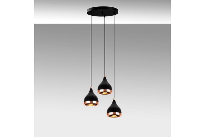 Lysekrone Soodne Svart / Kobber - Kobber/Svart - Belysning - Innendørsbelysning & Lamper - Taklampe - Kjøkkenlampe & taklampe kjøkken