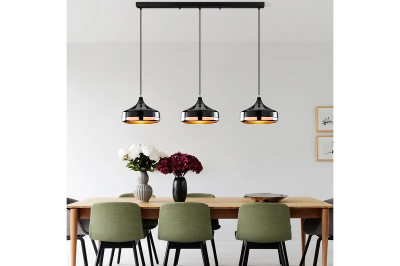 Lysekrone Soodne Svart / Kobber - Svart - Belysning - Innendørsbelysning & Lamper - Taklampe - Kjøkkenlampe & taklampe kjøkken