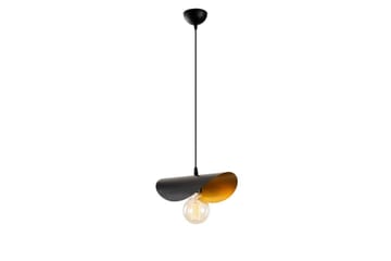 Lysekrone Sugana Kurvet Svart / Gull - Svart / Gull - Belysning - Innendørsbelysning & Lamper - Taklampe - Kjøkkenlampe & taklampe kjøkken