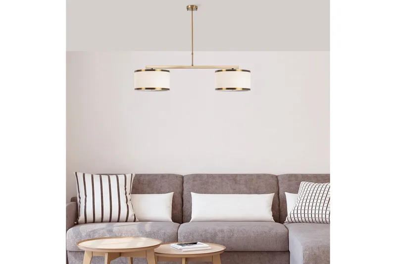 Lysekrone Talra Two Vintage - Gull - Belysning - Innendørsbelysning & Lamper - Taklampe - Kjøkkenlampe & taklampe kjøkken