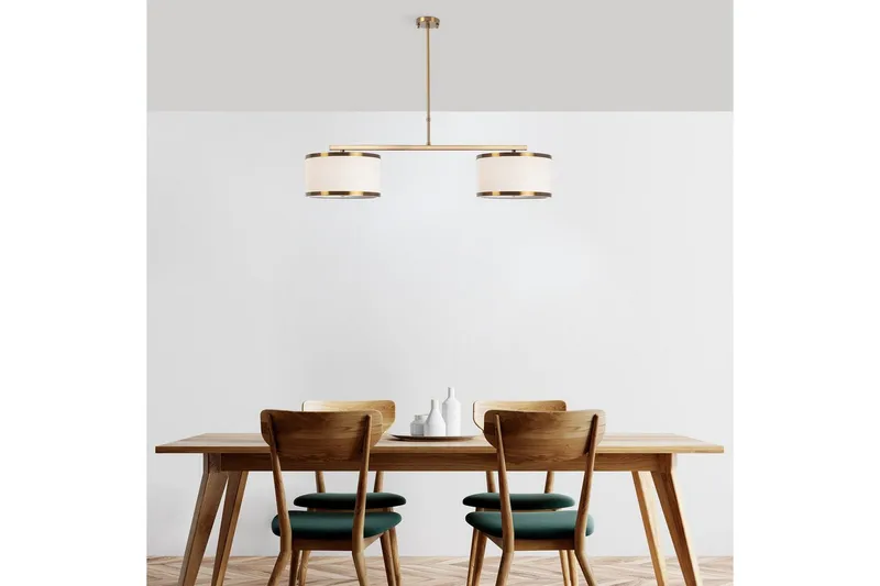 Lysekrone Talra Two Vintage - Gull - Belysning - Innendørsbelysning & Lamper - Taklampe - Kjøkkenlampe & taklampe kjøkken