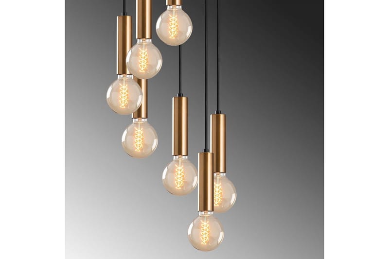 Lysekrone Tembra Seven Vintage - Gull - Belysning - Innendørsbelysning & Lamper - Taklampe - Kjøkkenlampe & taklampe kjøkken