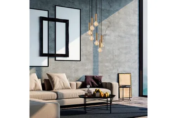 Lysekrone Tembra Seven Vintage - Gull - Belysning - Innendørsbelysning & Lamper - Taklampe - Kjøkkenlampe & taklampe kjøkken