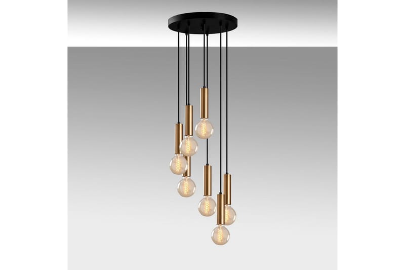 Lysekrone Tembra Seven Vintage - Gull - Belysning - Innendørsbelysning & Lamper - Taklampe - Kjøkkenlampe & taklampe kjøkken