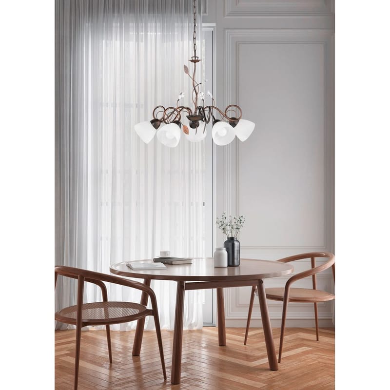 Lysekrone Traditio - 5 lamper - Belysning - Innendørsbelysning & Lamper - Taklampe - Krystallkrone & takkrone