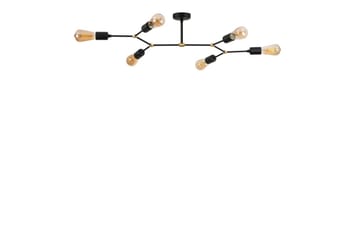 Lysekrone Vilsa Svart - Svart - Belysning - Innendørsbelysning & Lamper - Taklampe - Takplafond