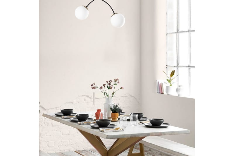 Lysekrone Yenda Hvit / Svart - Svart/Hvit - Belysning - Innendørsbelysning & Lamper - Taklampe - Kjøkkenlampe & taklampe kjøkken