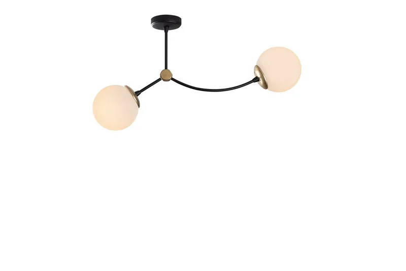 Lysekrone Yenda Hvit / Svart, Svart/Hvit