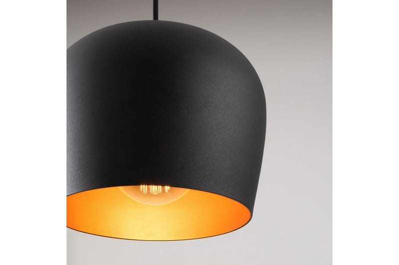 Lysekrone Zana Svart / Rød Horisontal Tre - Red/Svart - Belysning - Innendørsbelysning & Lamper - Taklampe - Kjøkkenlampe & taklampe kjøkken