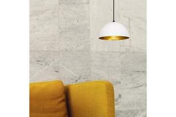 Lysekrone Zephyra Hvit / Gull - Diameter: 30 cm - Belysning - Innendørsbelysning & Lamper - Taklampe - Kjøkkenlampe & taklampe kjøkken