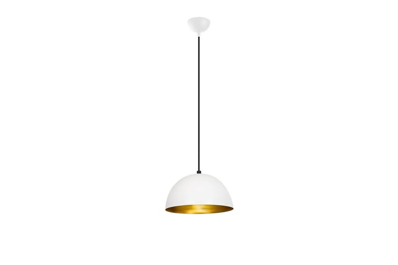 Lysekrone Zephyra Hvit / Gull - Diameter: 30 cm - Belysning - Innendørsbelysning & Lamper - Taklampe - Kjøkkenlampe & taklampe kjøkken