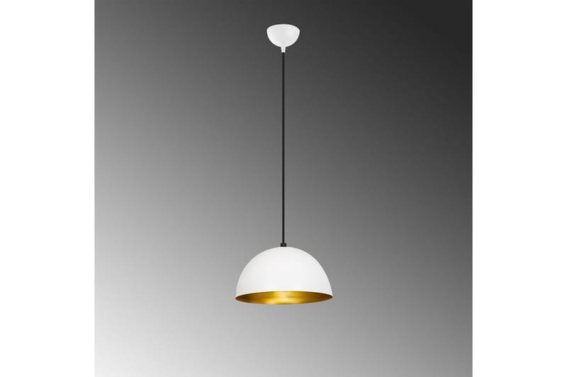 Lysekrone Zephyra Hvit / Gull - Diameter: 30 cm - Belysning - Innendørsbelysning & Lamper - Taklampe - Kjøkkenlampe & taklampe kjøkken