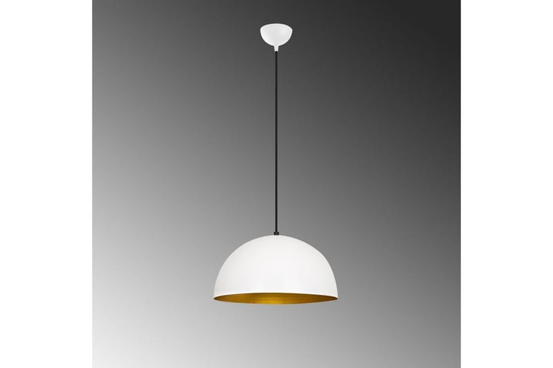Lysekrone Zephyra Hvit / Gull - Diameter: 40 cm - Belysning - Innendørsbelysning & Lamper - Taklampe - Kjøkkenlampe & taklampe kjøkken
