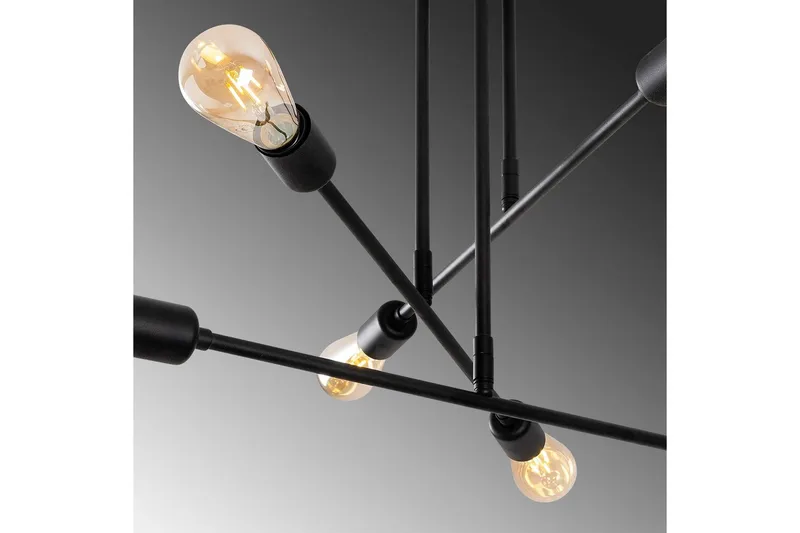 Lysekrone Pareek Svart - Svart - Belysning - Innendørsbelysning & Lamper - Taklampe - Takplafond