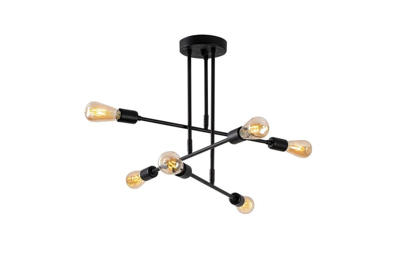 Lysekrone Pareek Svart, Svart