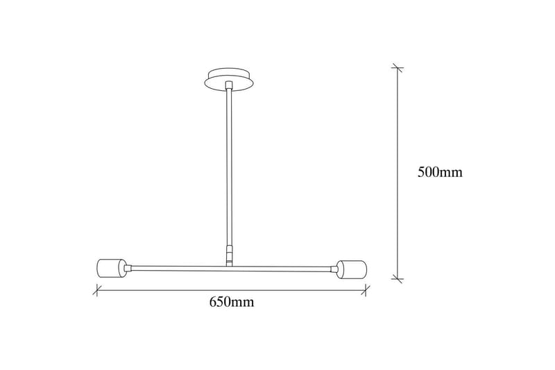 Lysekrone Pareek Svart - Svart - Belysning - Innendørsbelysning & Lamper - Taklampe - Kjøkkenlampe & taklampe kjøkken