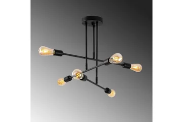 Lysekrone Pareek Svart - Svart - Belysning - Innendørsbelysning & Lamper - Taklampe - Takplafond