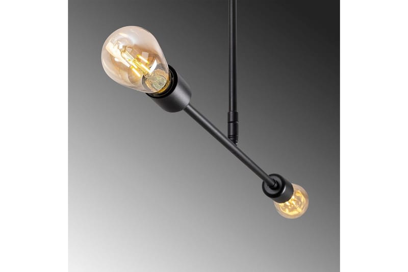 Lysekrone Pareek Svart - Svart - Belysning - Innendørsbelysning & Lamper - Taklampe - Kjøkkenlampe & taklampe kjøkken