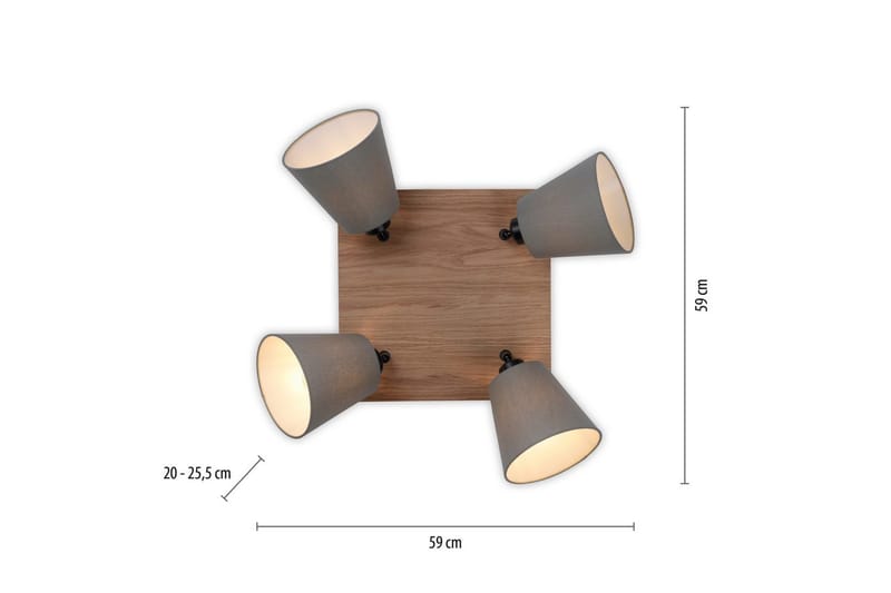 Michel Just Light Taklampe - Belysning - Innendørsbelysning & Lamper - Taklampe - Takplafond