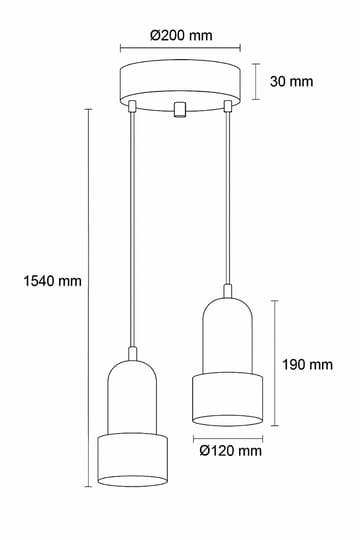 Norric pendellampe - Beige Valnøtt - Belysning - Innendørsbelysning & Lamper - Taklampe - Krystallkrone & takkrone