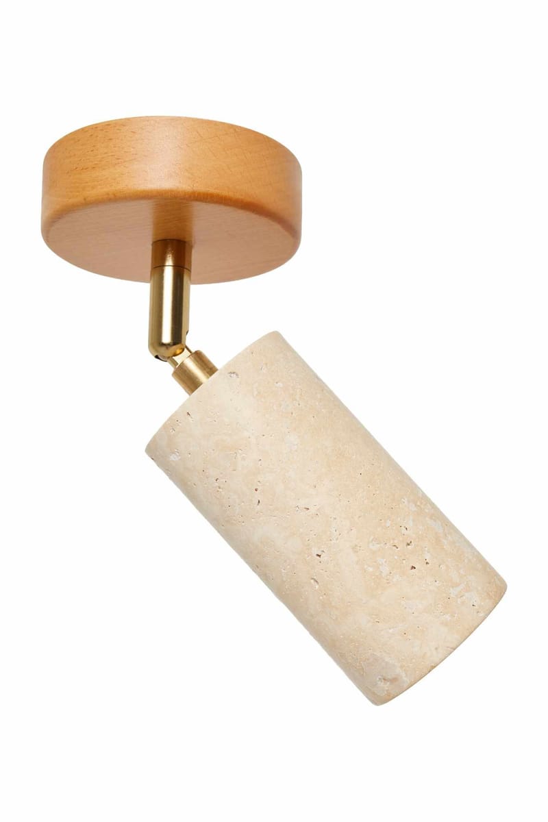 Nurtane taklampe - Beige og Eik - Belysning - Innendørsbelysning & Lamper - Taklampe - Krystallkrone & takkrone