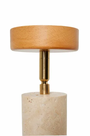 Nurtane taklampe - Beige og Eik - Belysning - Innendørsbelysning & Lamper - Taklampe - Krystallkrone & takkrone