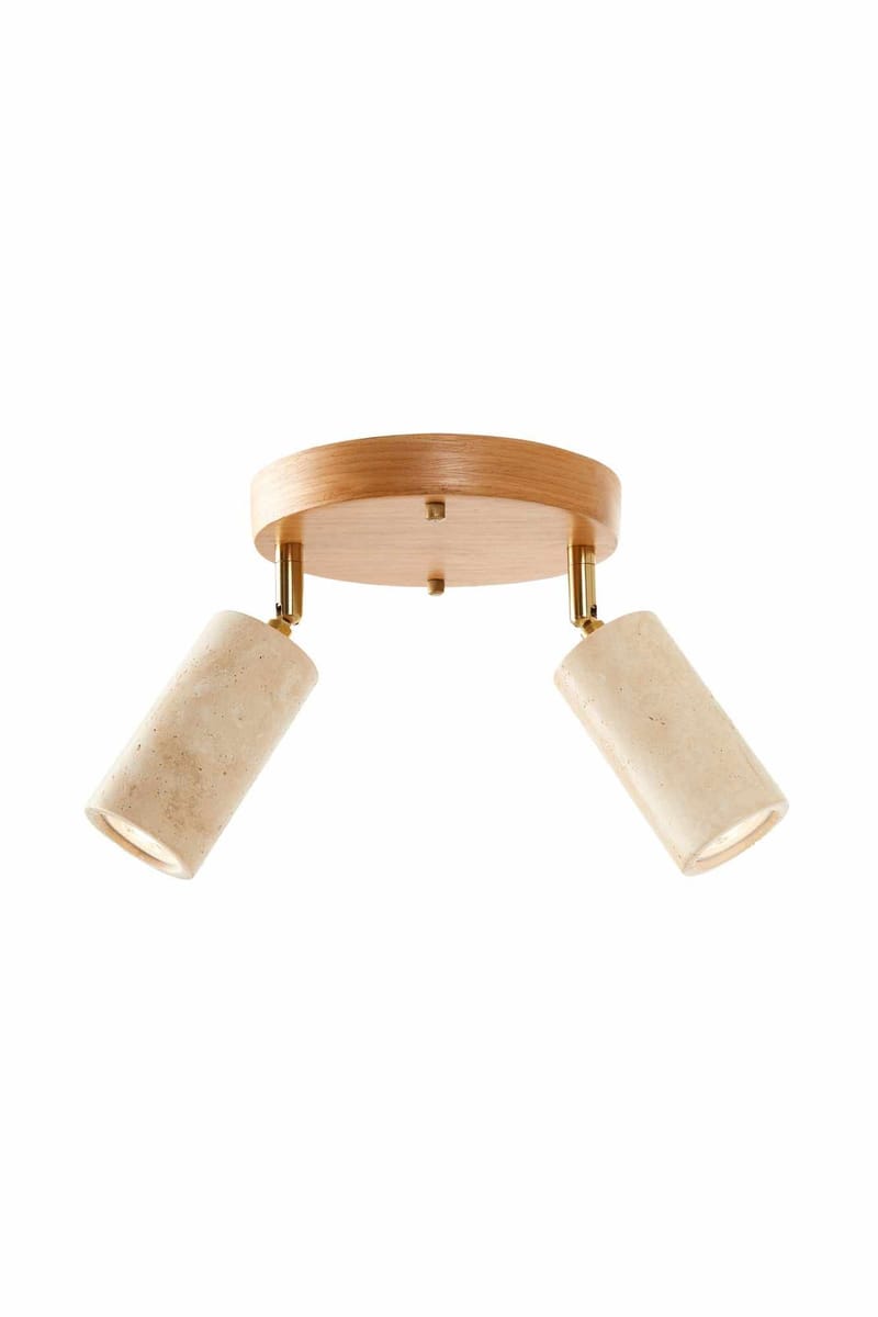 Nurtane taklampe - Beige/Eik - Belysning - Innendørsbelysning & Lamper - Taklampe - Krystallkrone & takkrone