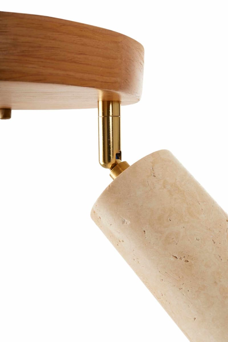 Nurtane taklampe - Beige/Eik - Belysning - Innendørsbelysning & Lamper - Taklampe - Krystallkrone & takkrone