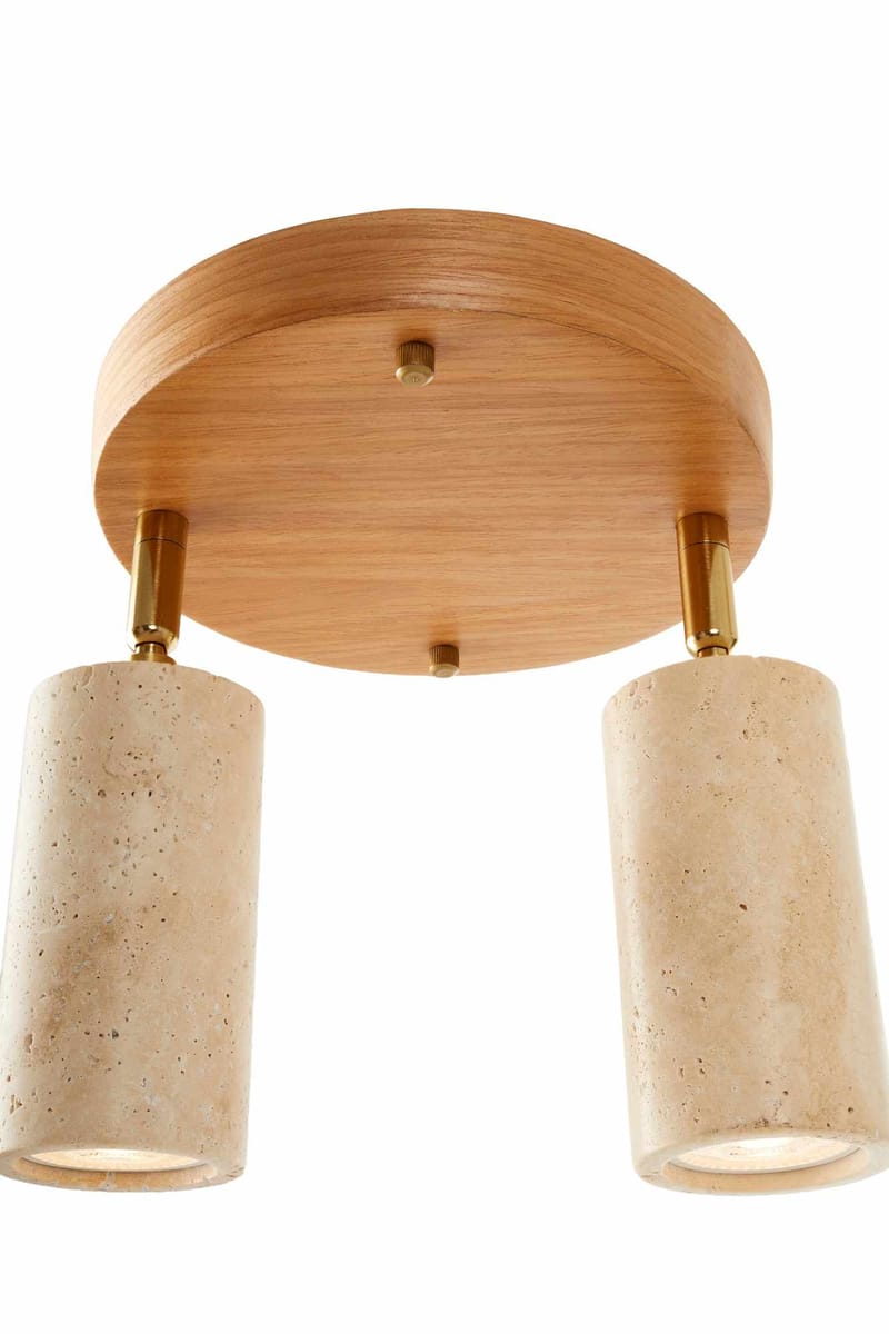Nurtane taklampe - Beige/Eik - Belysning - Innendørsbelysning & Lamper - Taklampe - Krystallkrone & takkrone