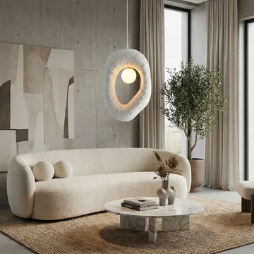 Orvinor pendellampe - Hvit - Belysning - Innendørsbelysning & Lamper - Taklampe - Krystallkrone & takkrone