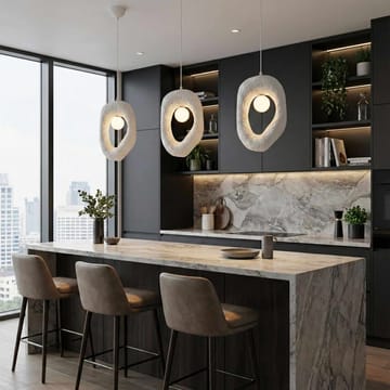 Orvinor pendellampe - Hvit - Belysning - Innendørsbelysning & Lamper - Taklampe - Krystallkrone & takkrone