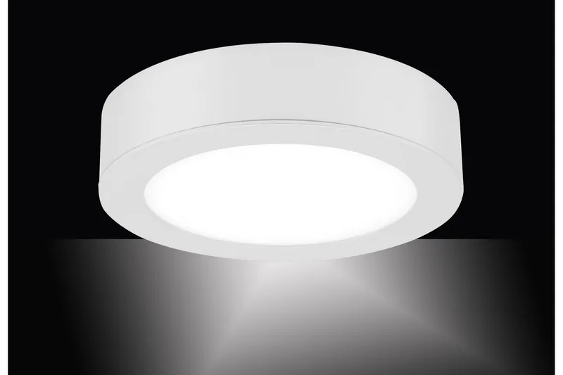 Oskar Plafond Medium - Hvit/Svart - Belysning - Innendørsbelysning & Lamper - Taklampe - Takplafond