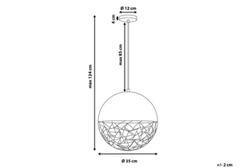 Padma Taklampe 35 cm - Svart - Belysning - Innendørsbelysning & Lamper - Taklampe - Kjøkkenlampe & taklampe kjøkken