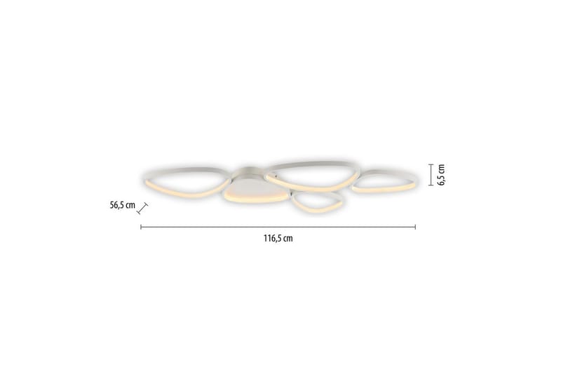 Pebbles Just Light Taklampe - Belysning - Innendørsbelysning & Lamper - Taklampe - Takplafond