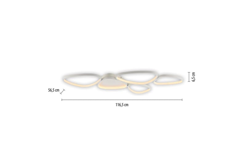 Pebbles Just Light Taklampe - Belysning - Innendørsbelysning & Lamper - Taklampe - Takplafond