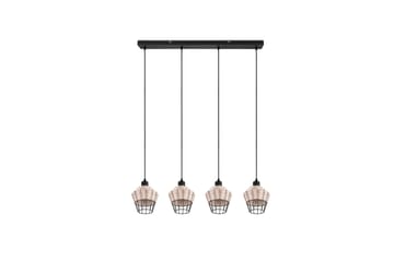 Borka Pendellampe 4 Lamper E27 Rotting - Trio Lighting - Belysning - Innendørsbelysning & Lamper - Taklampe - Pendellamper & Hengelamper