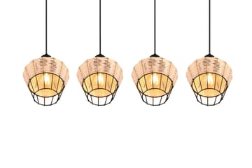 Borka Pendellampe 4 Lamper E27 Rotting - Trio Lighting - Belysning - Innendørsbelysning & Lamper - Taklampe - Pendellamper & Hengelamper